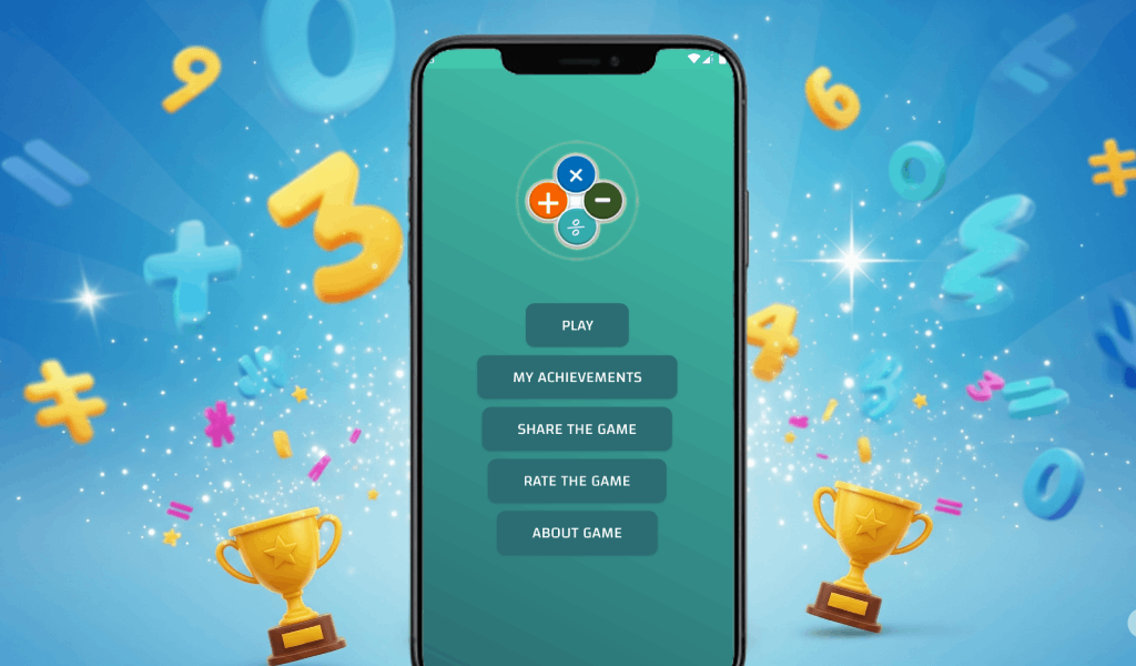 Neon quiz screen